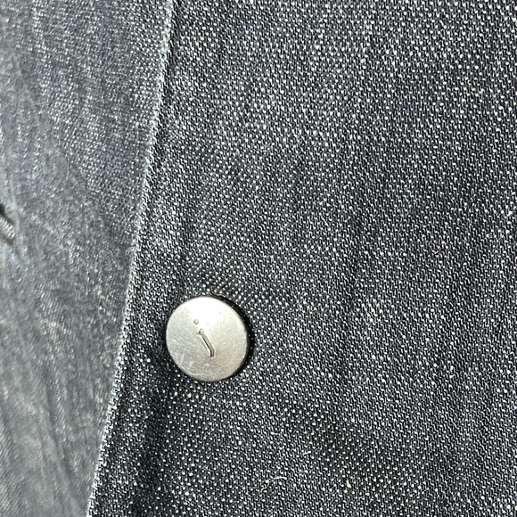 John Varvatos Blue Denim Chambray Blazer Jacket Sport Coat Made in Italy Size 50 - Picture 6 of 16